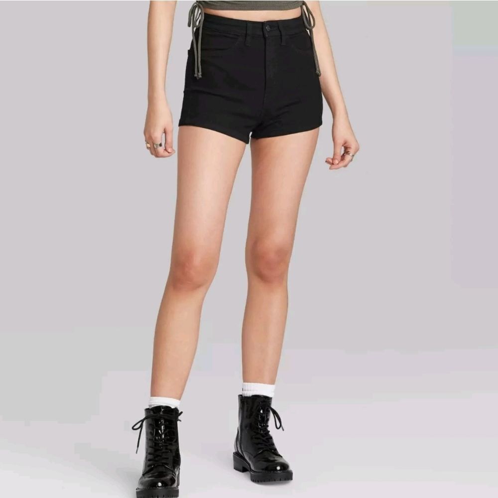Wild Fable High Rise Black Jean Shorts Women's Size 10 / 30